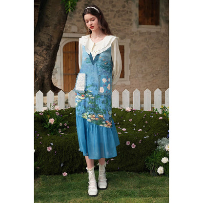 睡蓮の池のワンピース