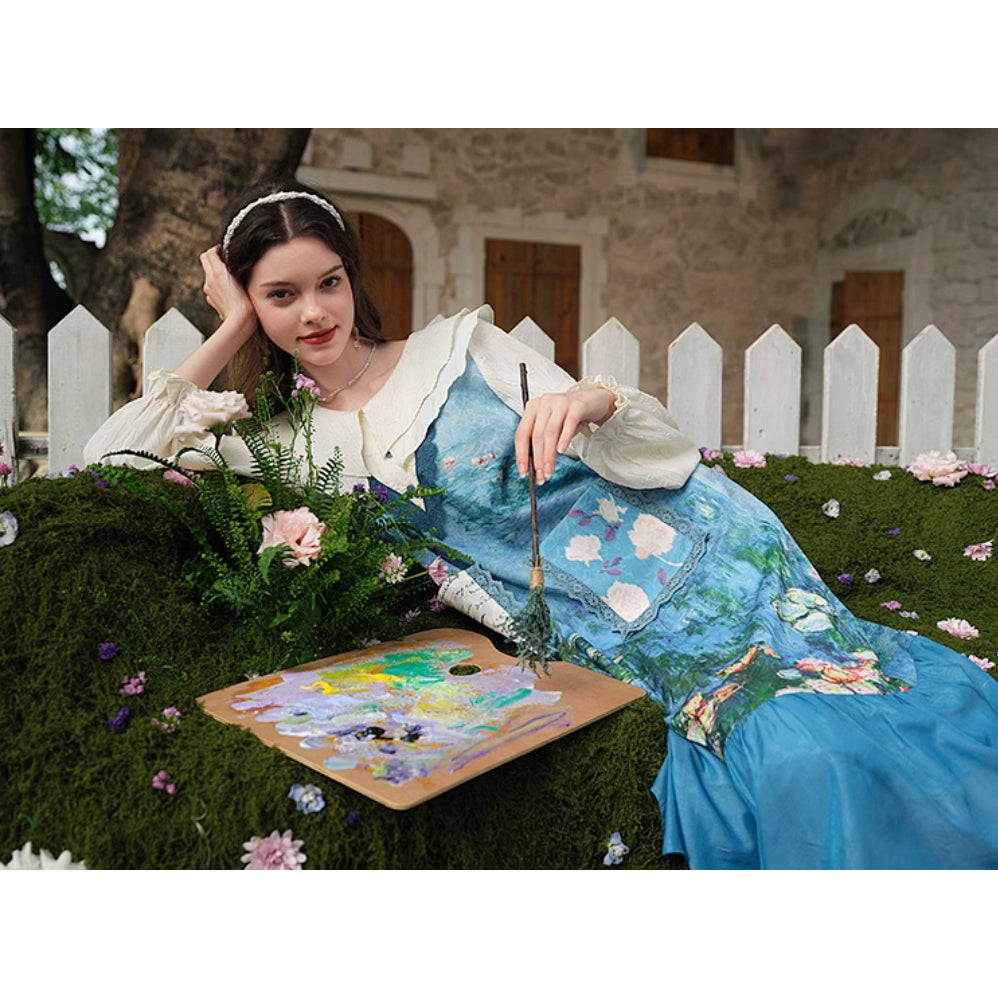 睡蓮の池のワンピース