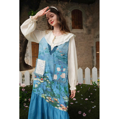 睡蓮の池のワンピース