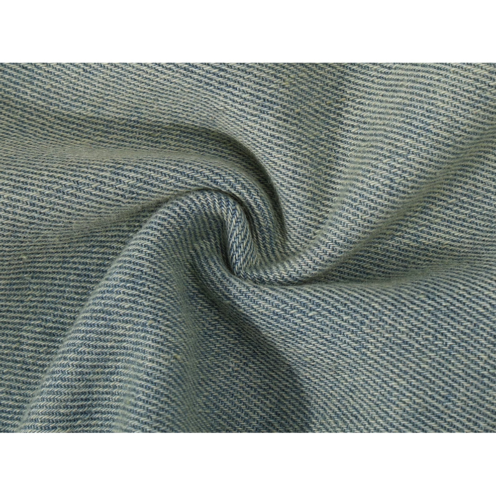 ウォッシュドデニムショートシャツ