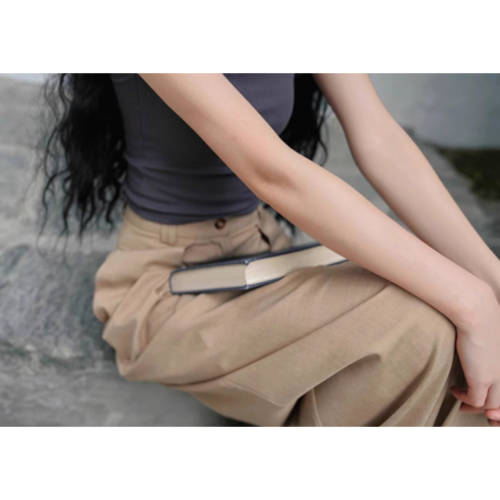 英国令嬢のワイドレッグパンツ