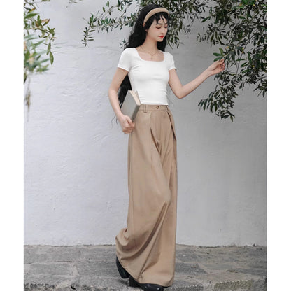 英国令嬢のワイドレッグパンツ