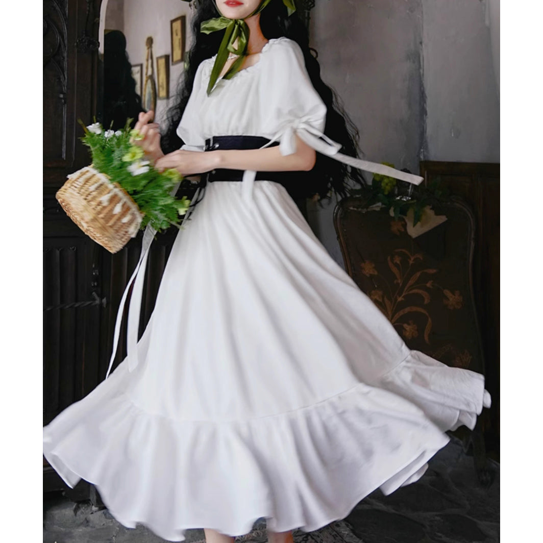 伯爵のお嬢様のロングワンピース