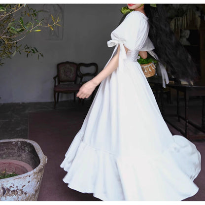 伯爵のお嬢様のロングワンピース