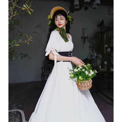 伯爵のお嬢様のロングワンピース