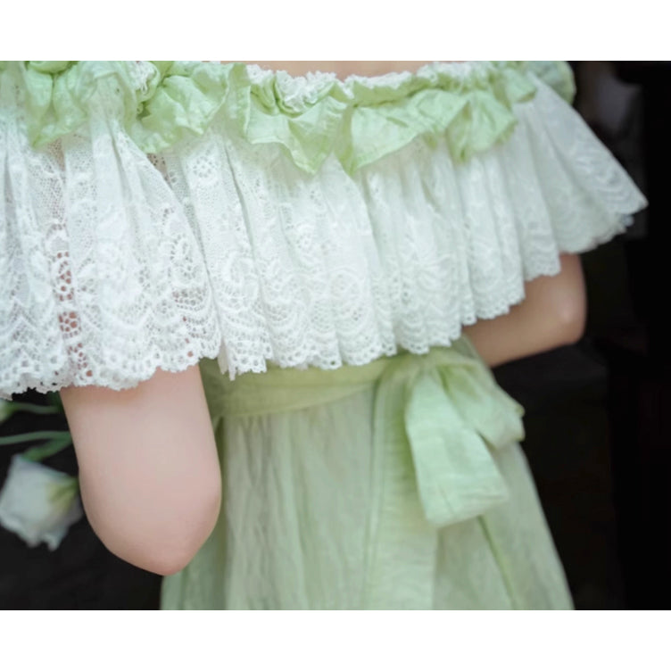 森の陽射し色キャミソールワンピース