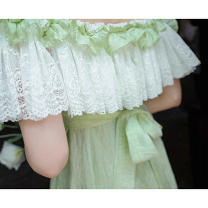 森の陽射し色キャミソールワンピース