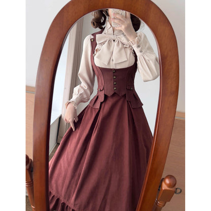 英国のお嬢様のクラシックベスト - Bordeaux