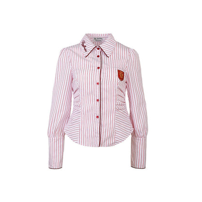 魔法学校のストライプブラウス