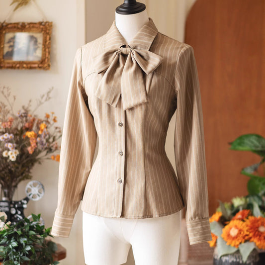 英国のお嬢様のブリティッシュブラウス - Amber