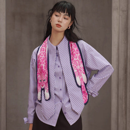 豹の挿絵ネッカチーフ