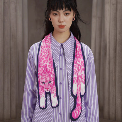 豹の挿絵ネッカチーフ