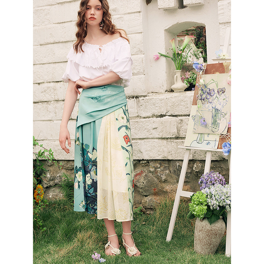 野薔薇とヒゲナシと蝶のスカート