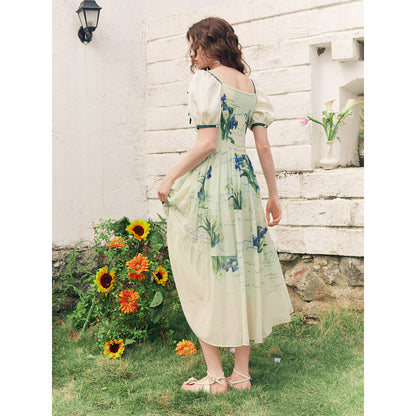 アイリスの花とテオへの手紙ワンピース