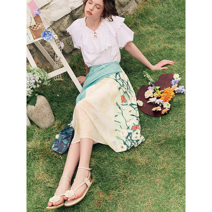 野薔薇とヒゲナシと蝶のスカート