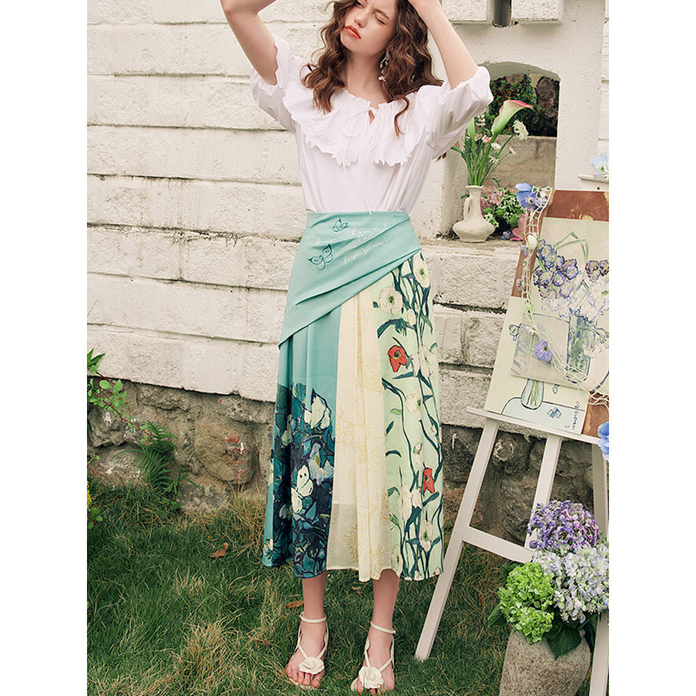 野薔薇とヒゲナシと蝶のスカート