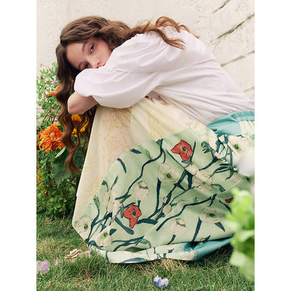 野薔薇とヒゲナシと蝶のスカート