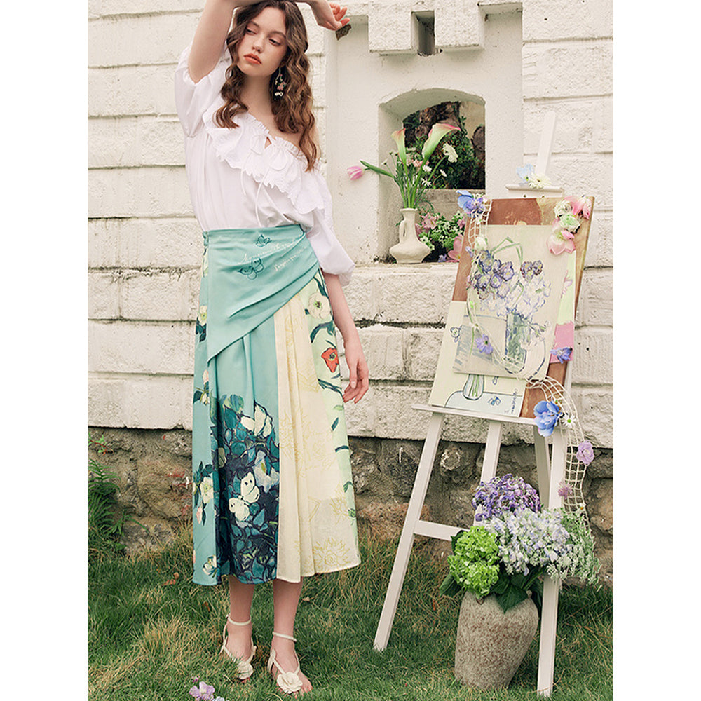 野薔薇とヒゲナシと蝶のスカート