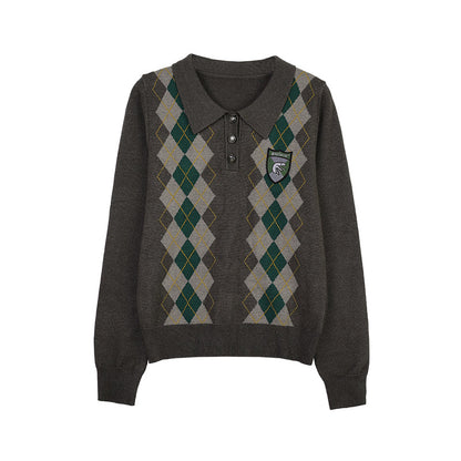 魔法学校のポロニットセーター