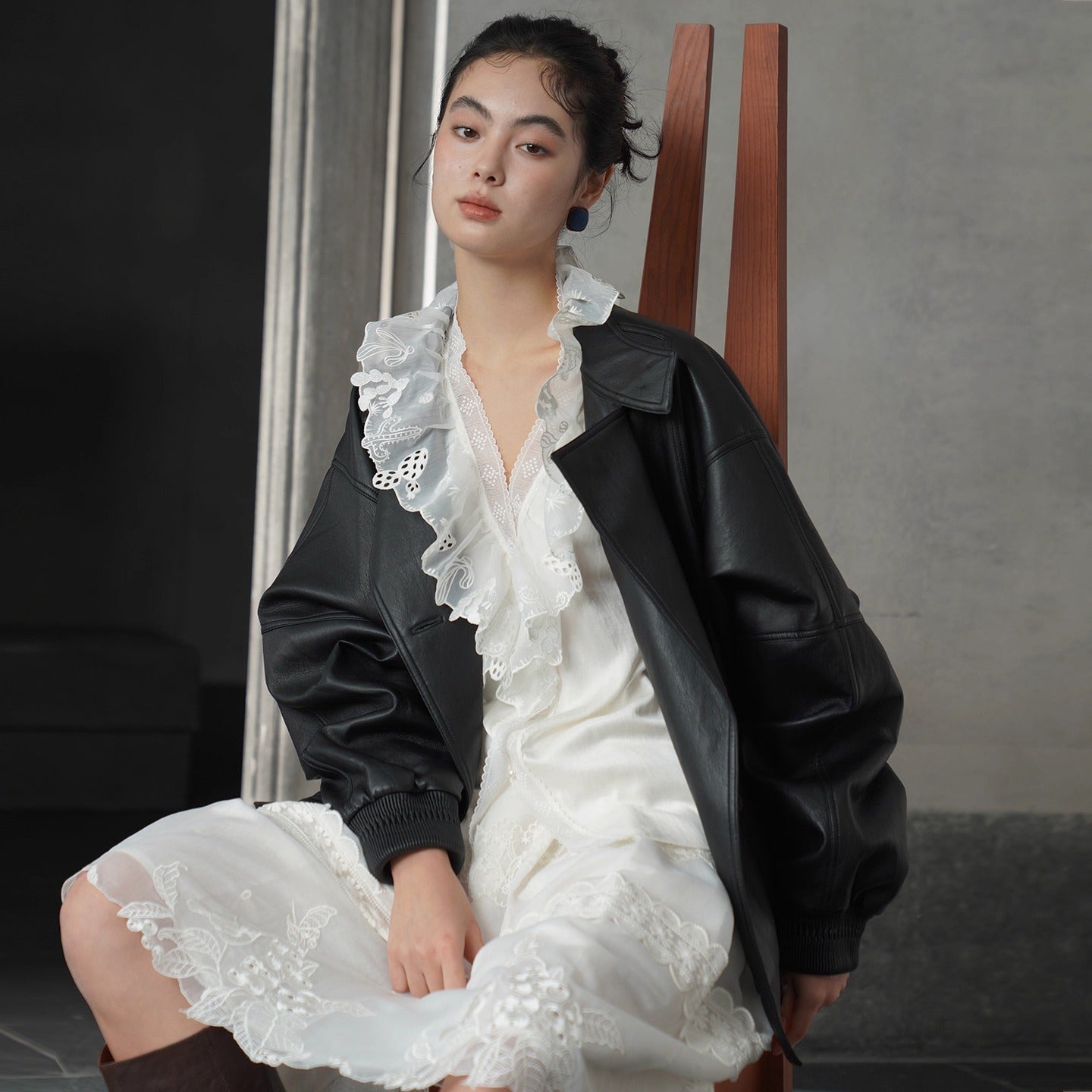 contemporary leather jacket – remulia