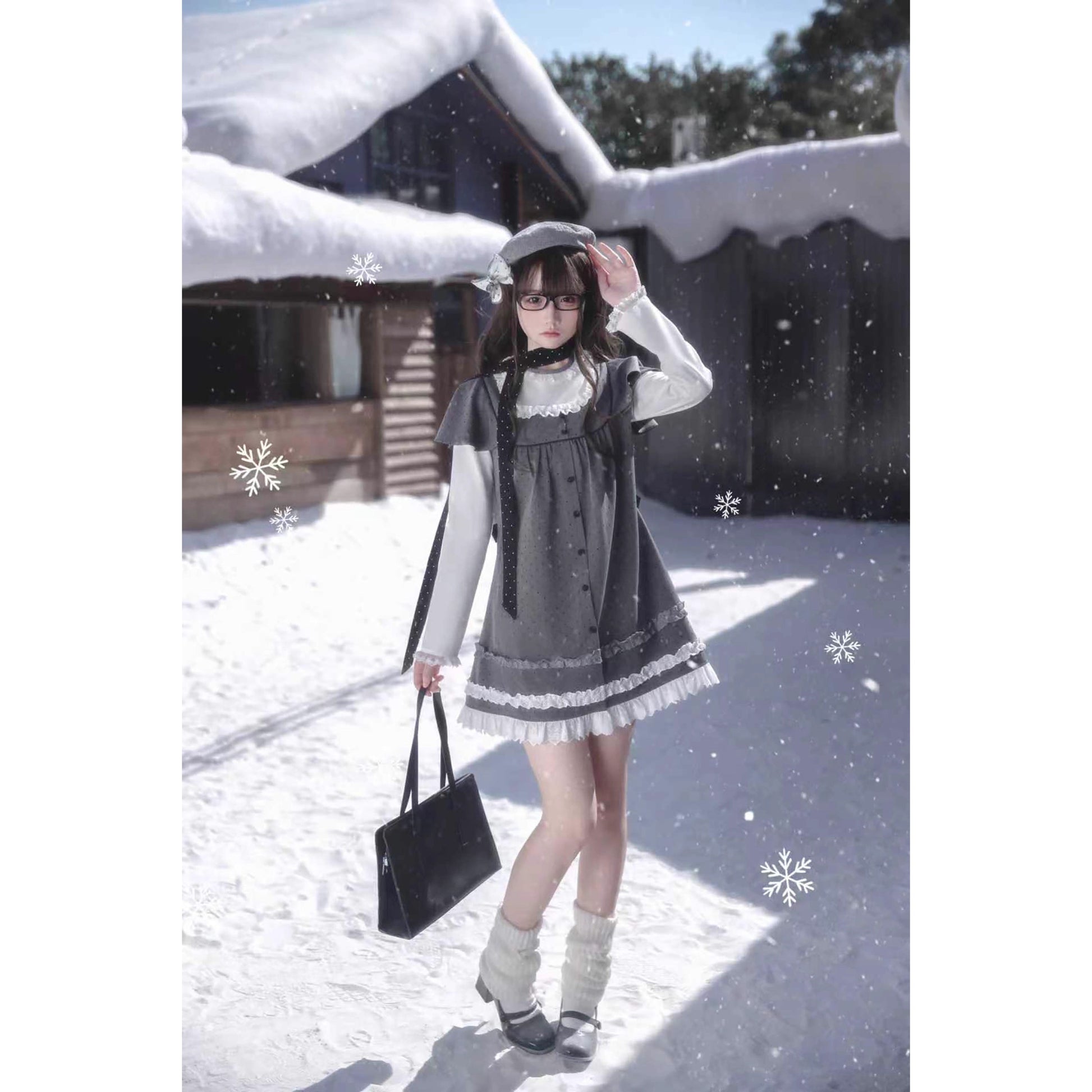 書斎のお嬢様のドッキングワンピース