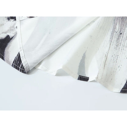 水墨の抽象画アートシャツ