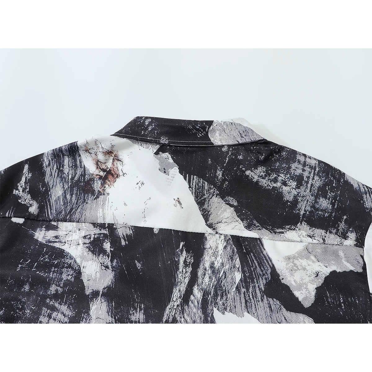 水墨の抽象画アートシャツ