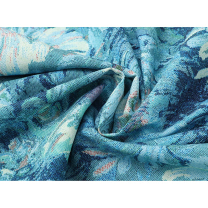 水彩の花絵画シャツ