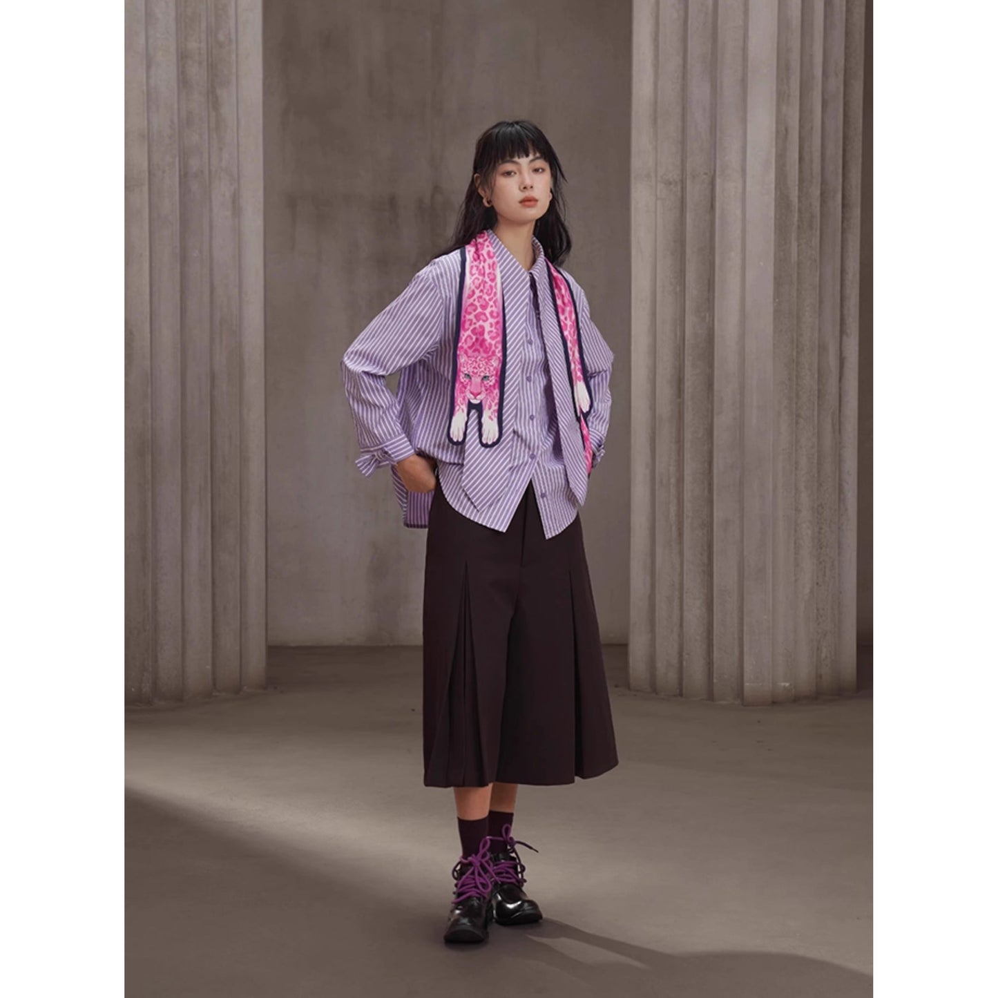 豹の挿絵ネッカチーフ