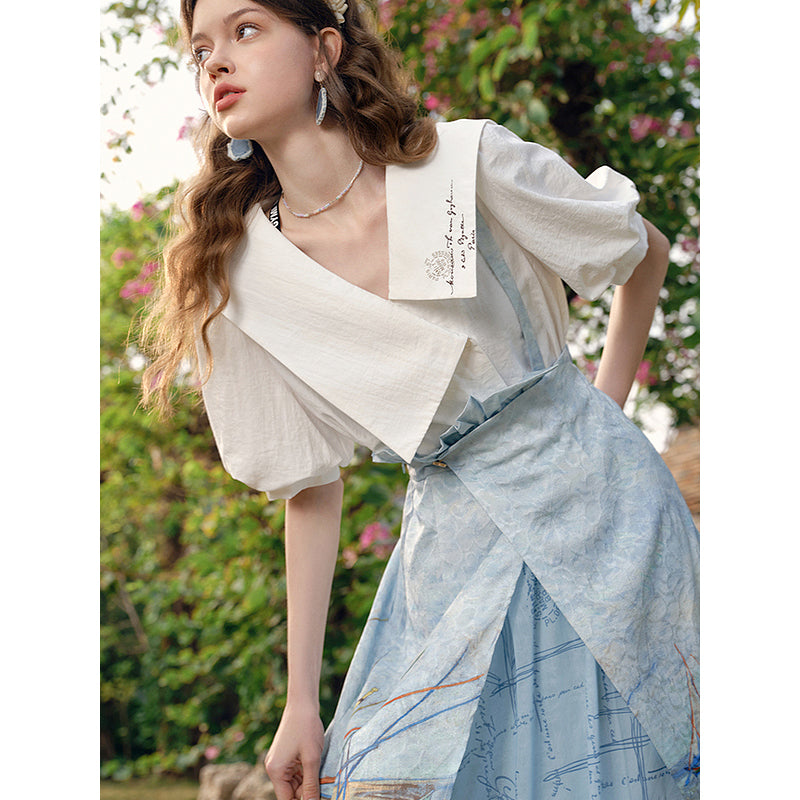 テオへの手紙の刺繍ブラウス