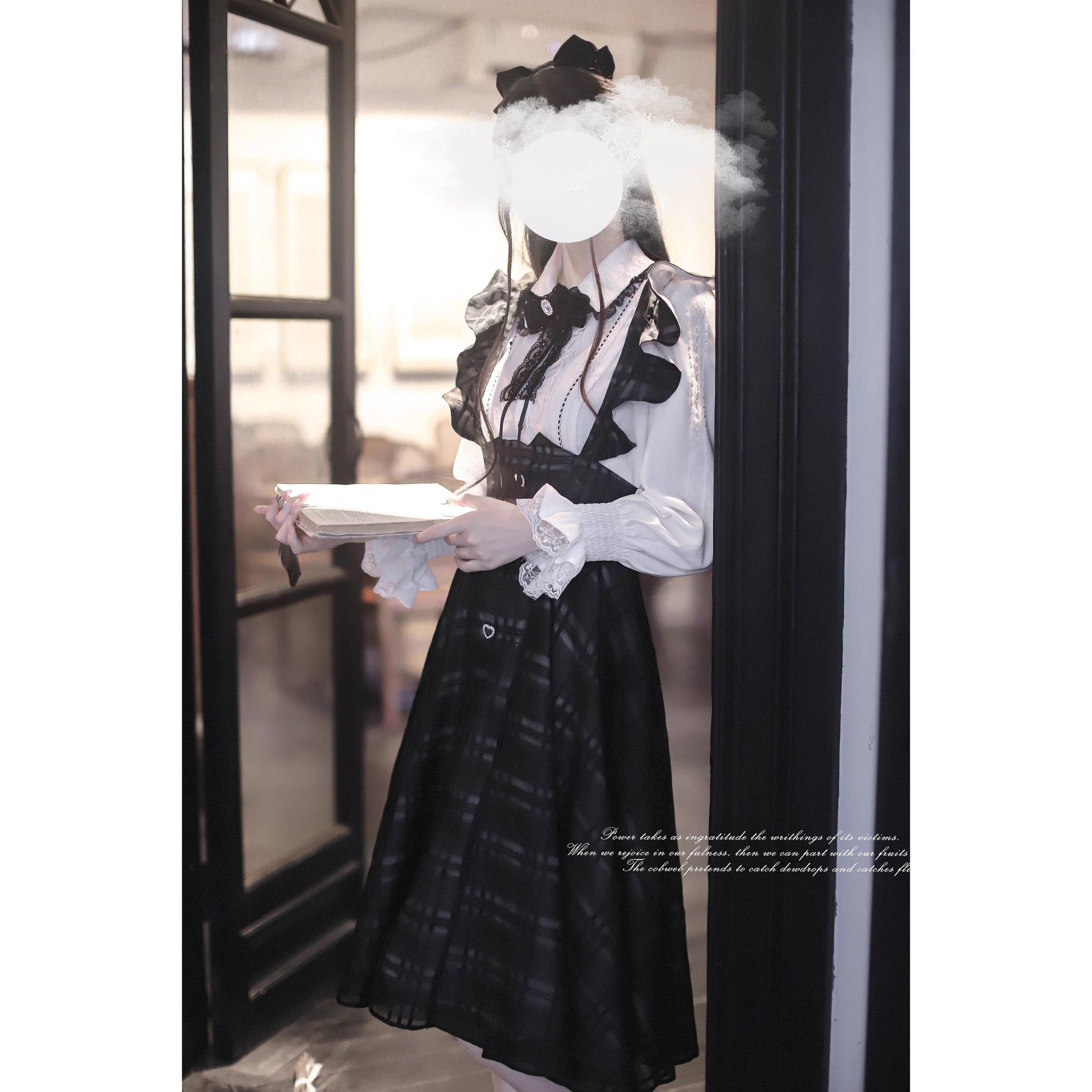 夜想曲を奏でるジャンパースカートとブラウス - Long Length