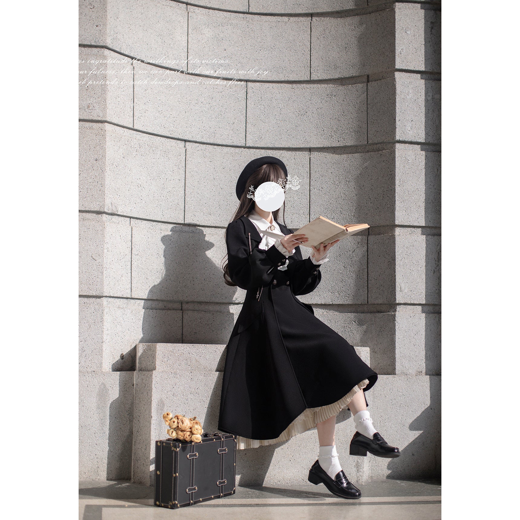 British Lady's Classic Coat, Jumper Skirt, and Blouse – remulia
