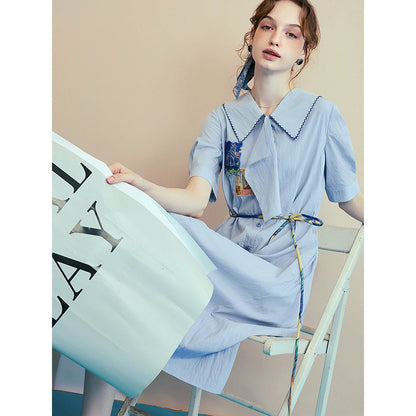 オーヴェルの教会の刺繍ワンピース