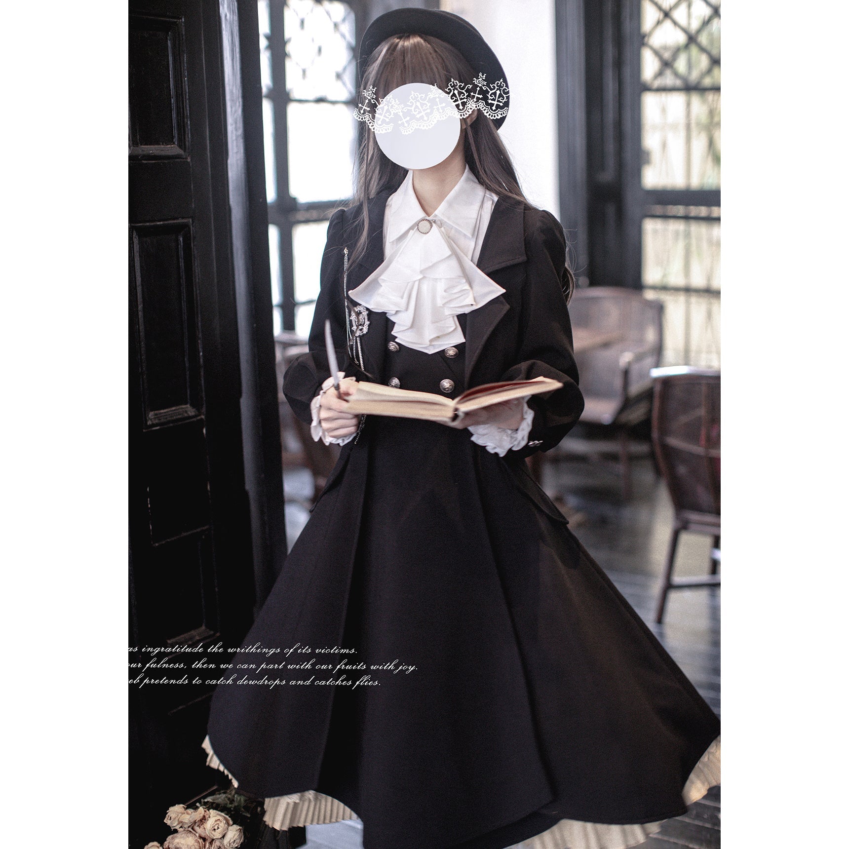 British Lady's Classic Coat, Jumper Skirt, and Blouse – remulia