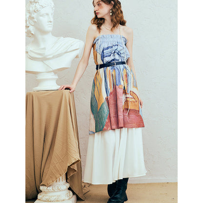 サン＝レミのサン＝ポール病院の廊下のアシンメトリースカート