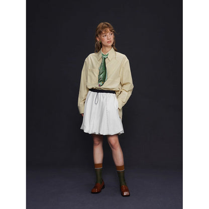 お魚の刺繍ネクタイ（グリーン）