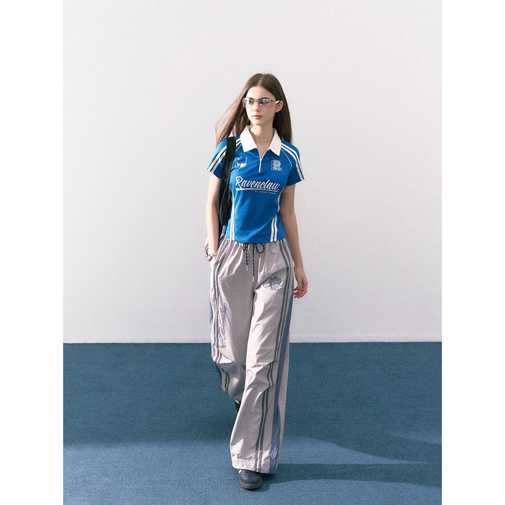 魔法学校のポロシャツと刺繍ロングパンツ