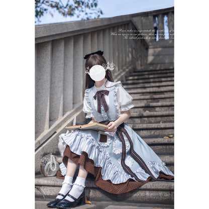 幻想のお嬢様のジャンパースカートとブラウス