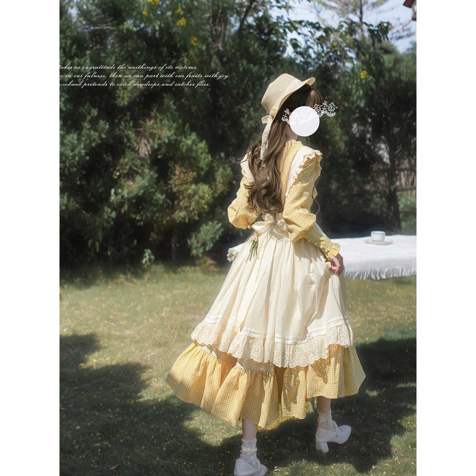 Dandelion Yellow Retro Dress and Apron – remulia