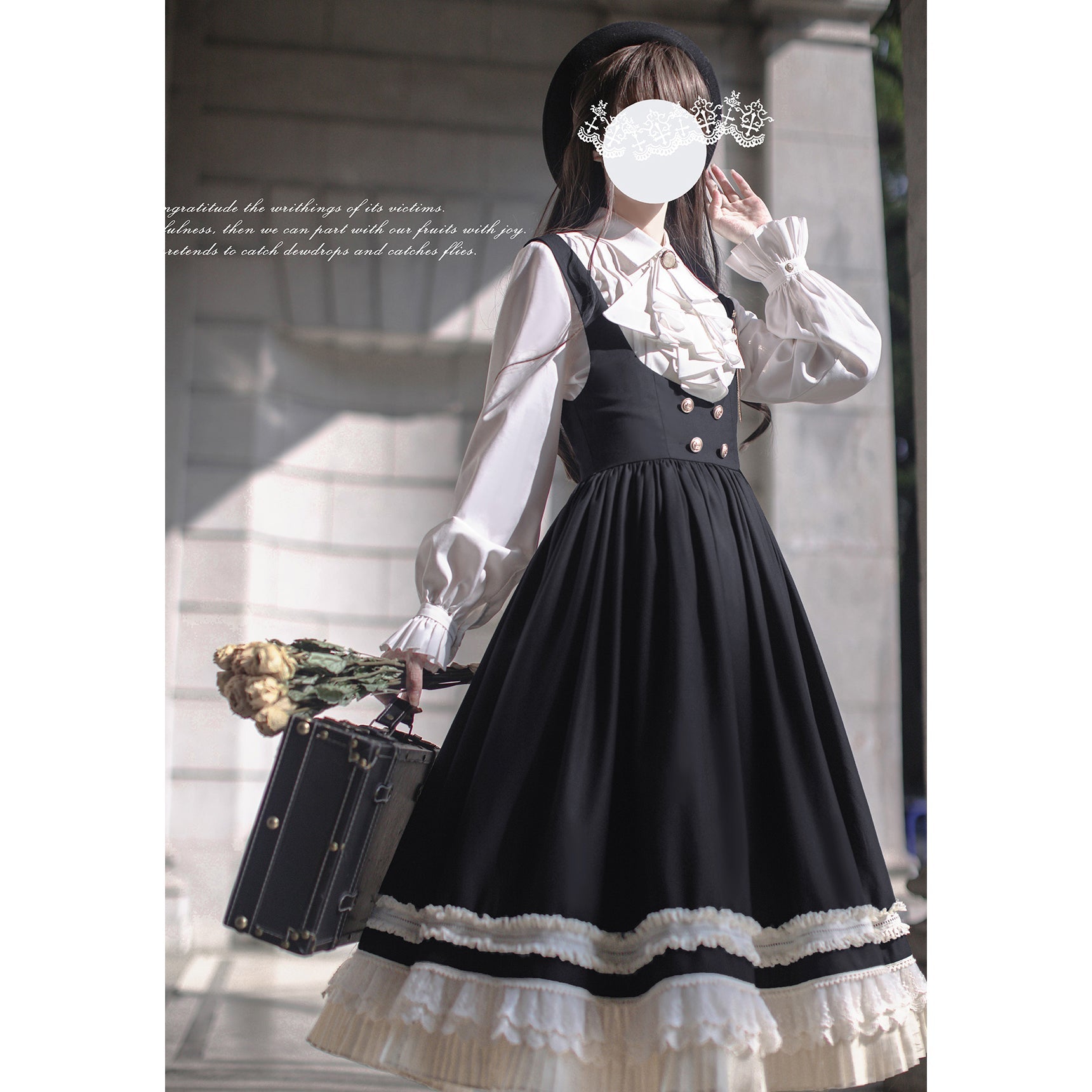 British Lady's Classic Coat, Jumper Skirt, and Blouse – remulia
