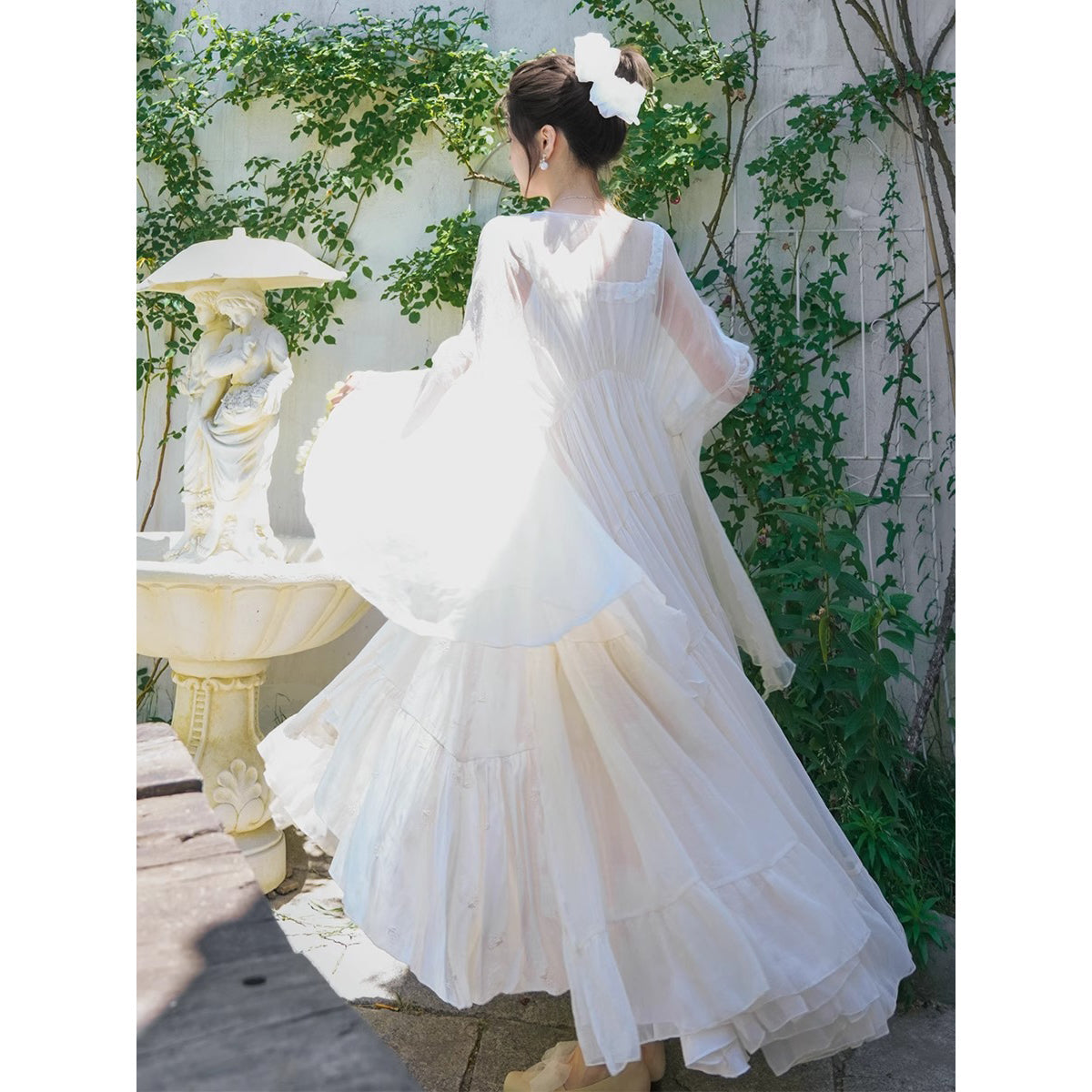 月光のお嬢様のロングカーディガン