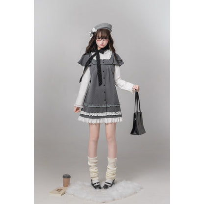 書斎のお嬢様のドッキングワンピース