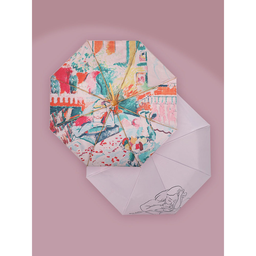 Interior with a Young Girl (Girl Reading)折りたたみ傘