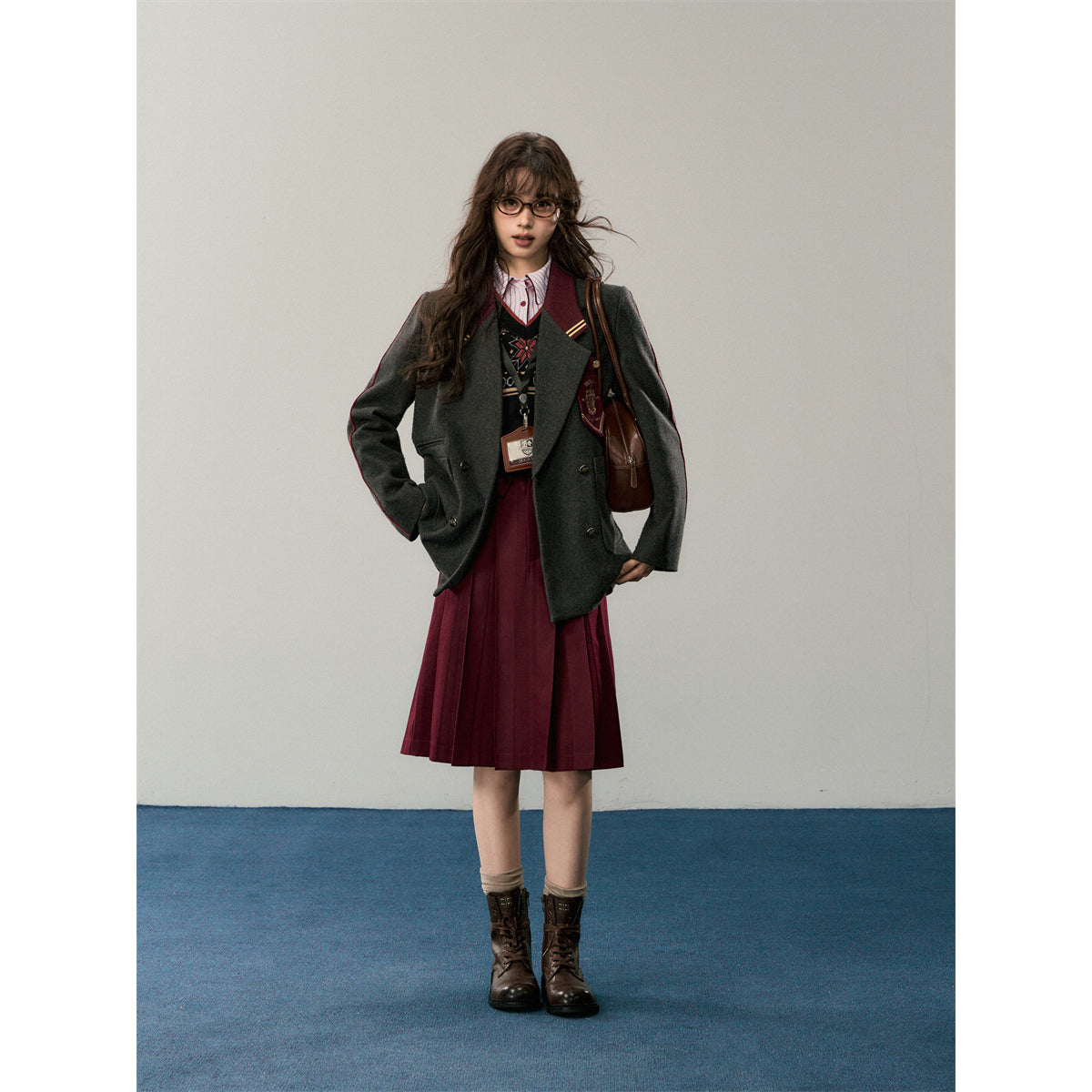 魔法学校のダブルブレストジャケット