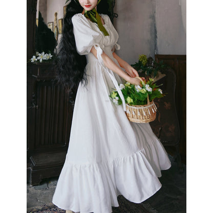 伯爵のお嬢様のロングワンピース