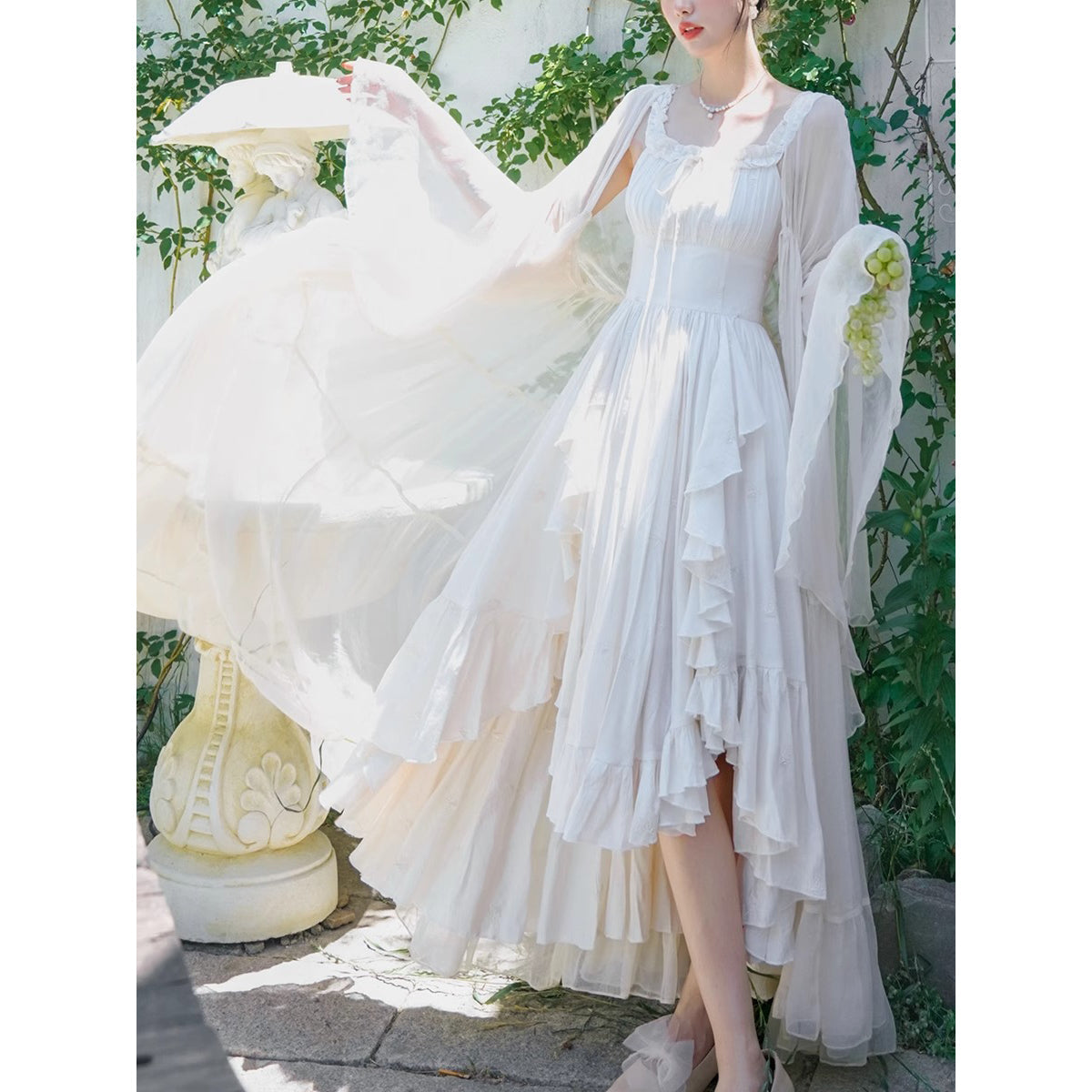 月光のお嬢様のロングカーディガン