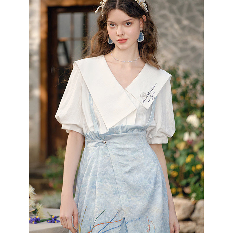 テオへの手紙の刺繍ブラウス