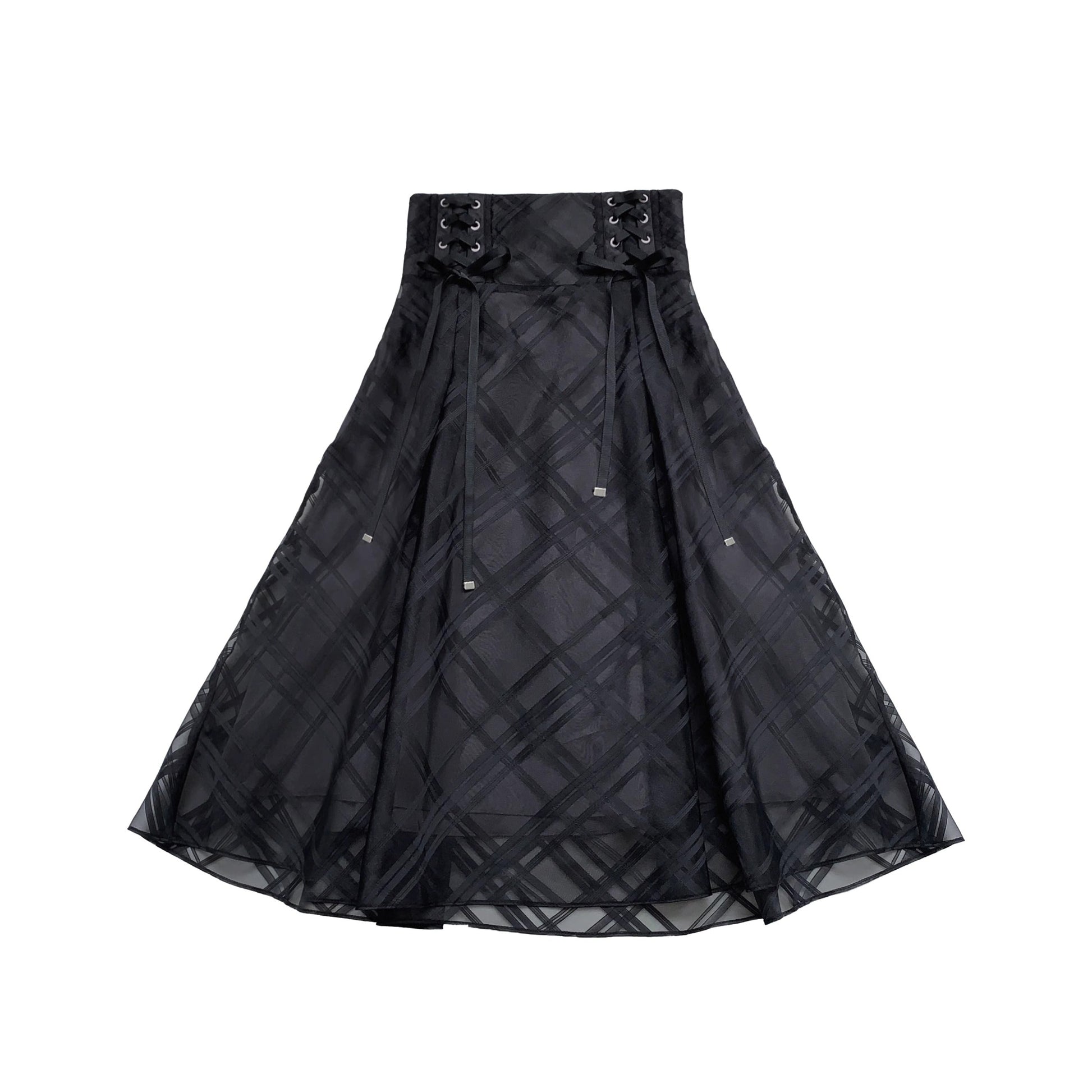 夜会の令嬢のケープトップスとコルセットスカート