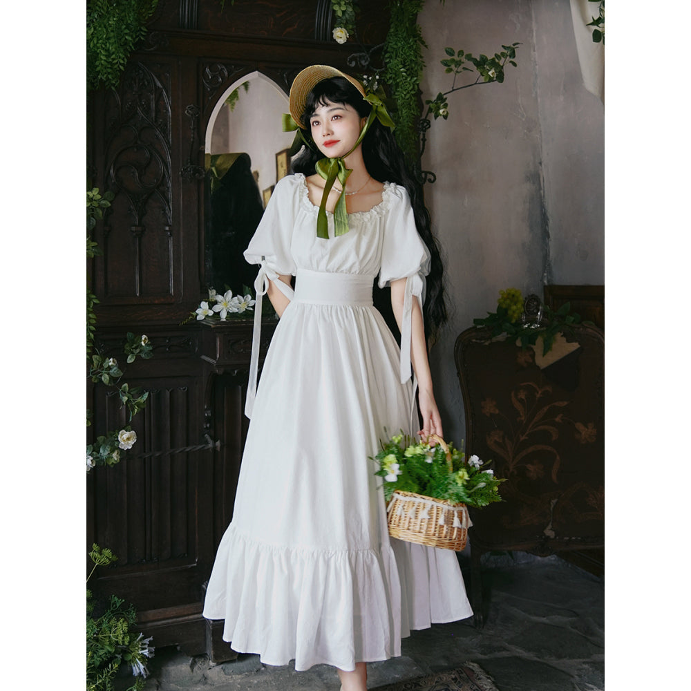 伯爵のお嬢様のロングワンピース