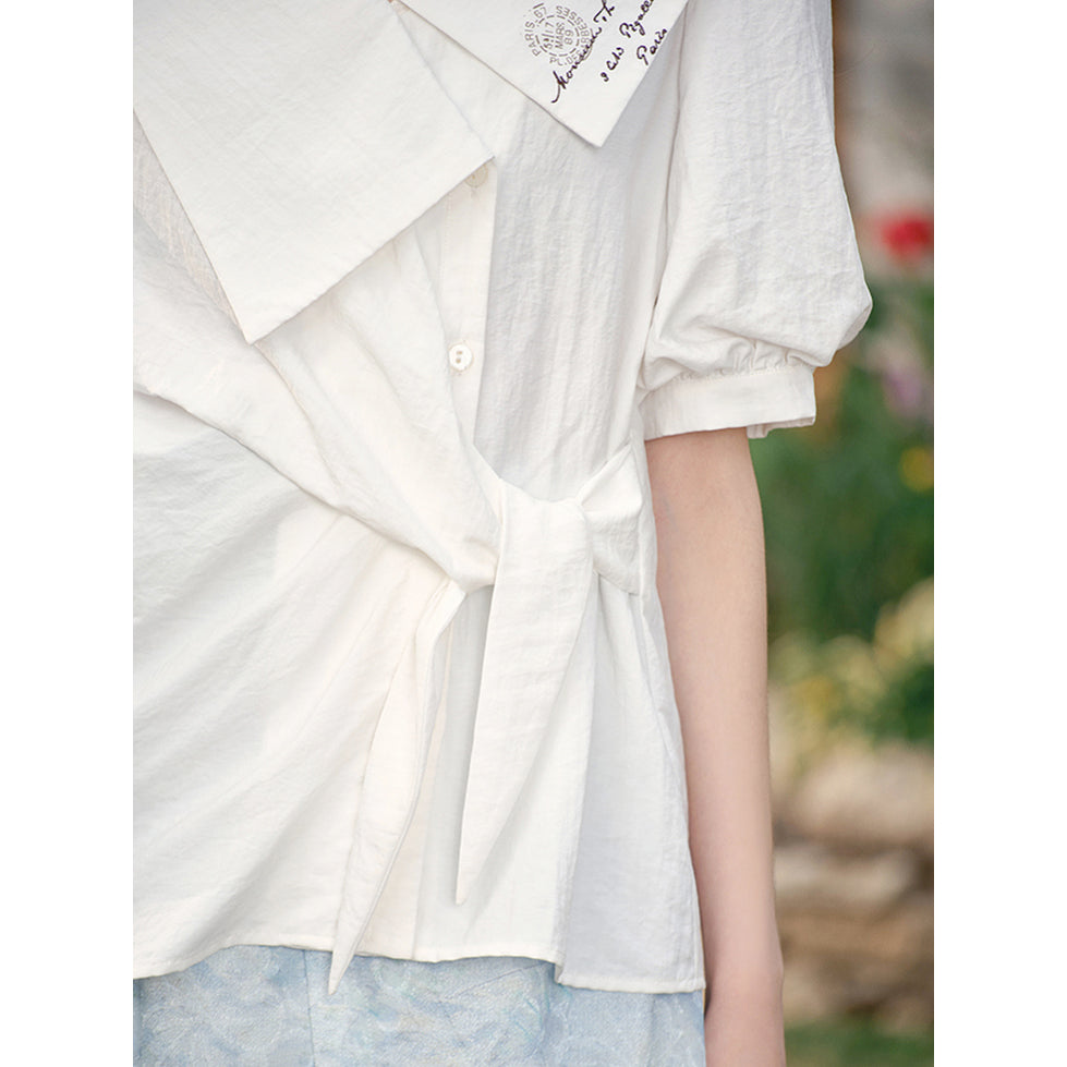 テオへの手紙の刺繍ブラウス